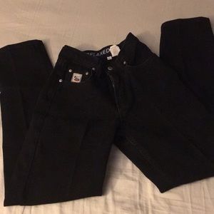 Cruel girl jeans black size 3 short relaxed fit